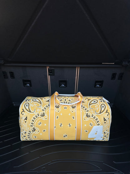 Mustard Duffie Bag