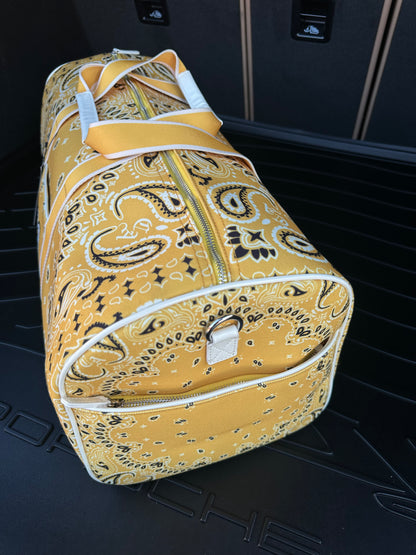 Mustard Duffie Bag