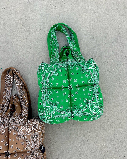 Jade Paisley Tote